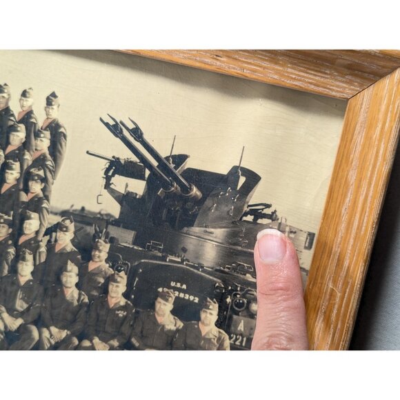 1950 US Army Field Artillery Cadet group photo, 443rd Antiaircraft Artillery - Picture 9 of 10